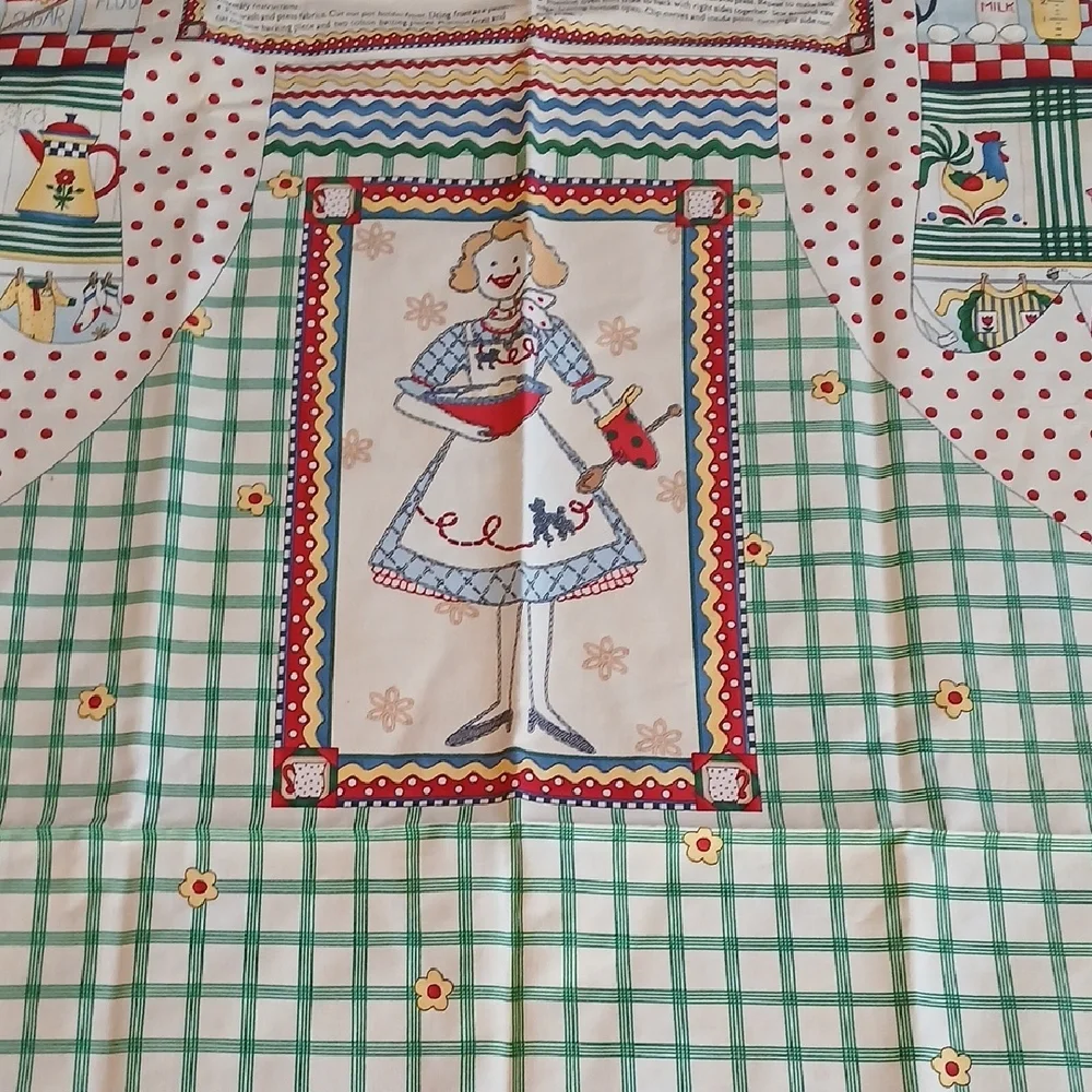 Debbie Mumm Fabric Apron/Oven Mitt/Pot Holder DIY 28